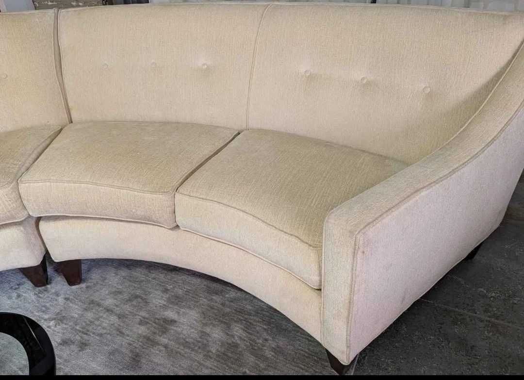 ROWE FURNITURE CURVED MODULAR SECTIONAL - MID-CENTURY STYLE - photo 4
