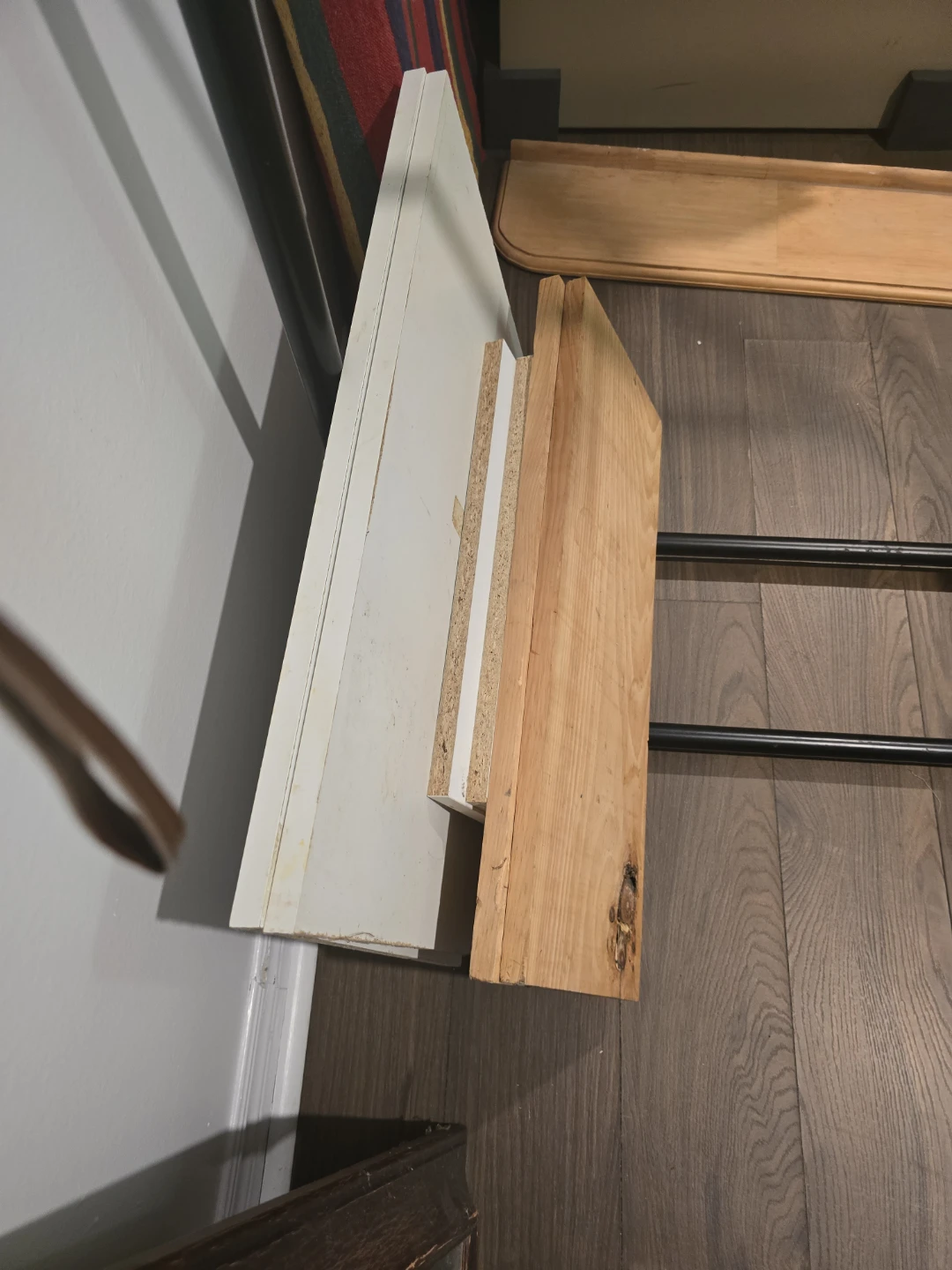 Wooden shelves - photo 2