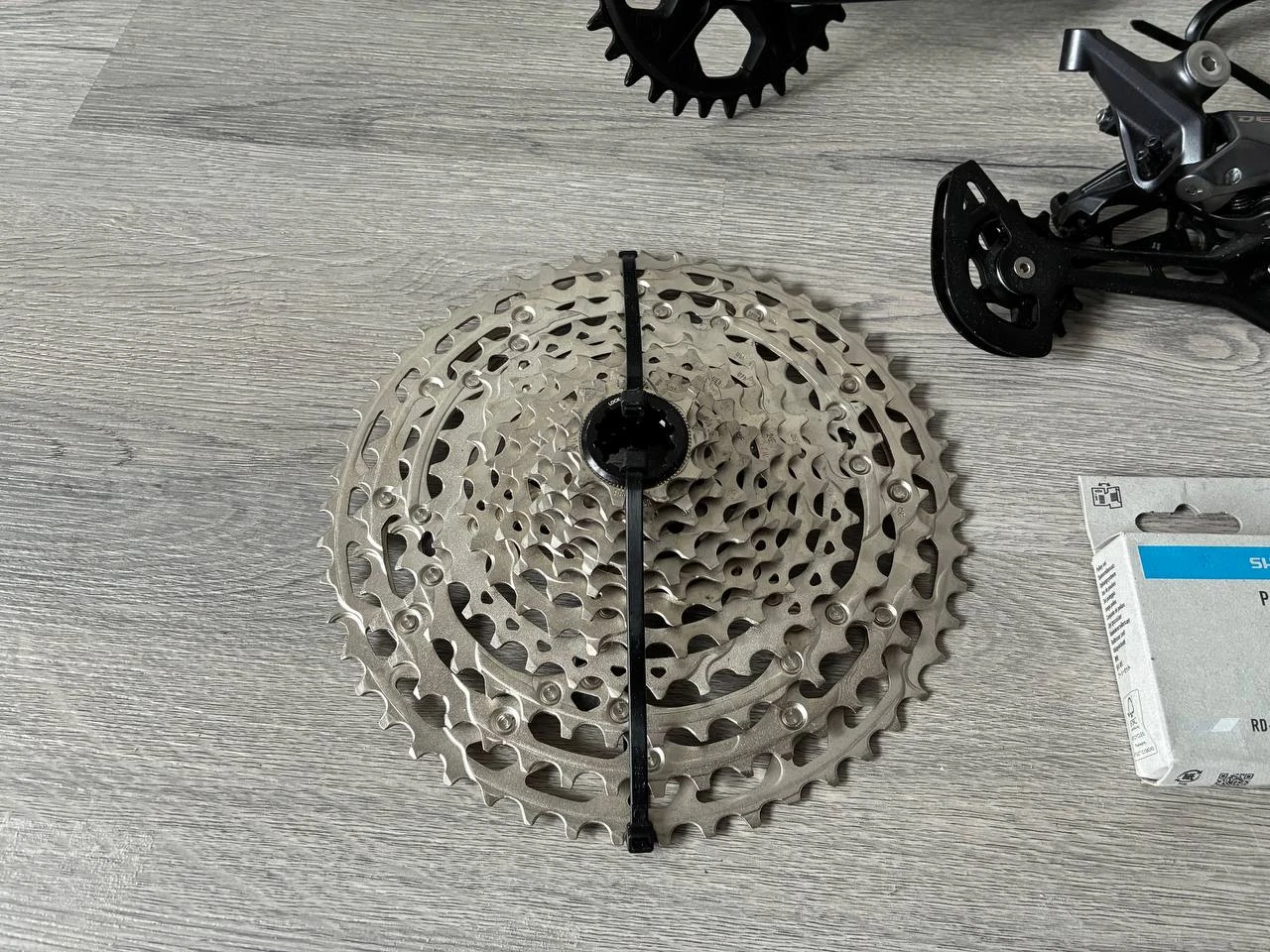 MTB Shimano Deore 12 speed m6100 group set 4 piston brakes - photo 5