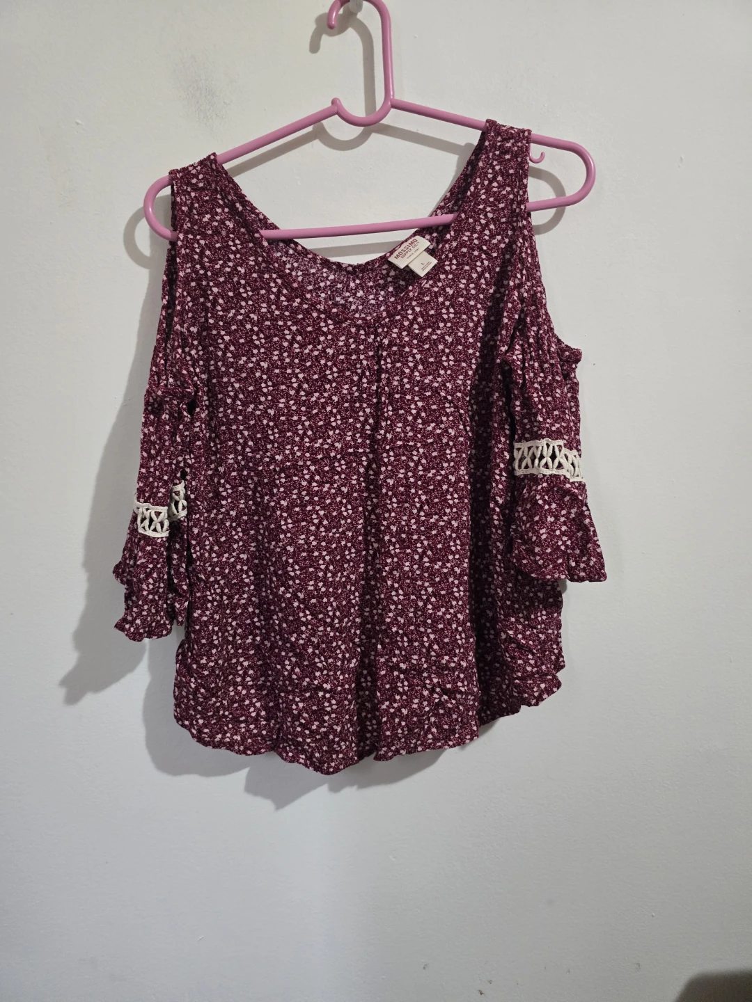Mossimo Supply Co. Cold Shoulder Floral Print Top - photo 5