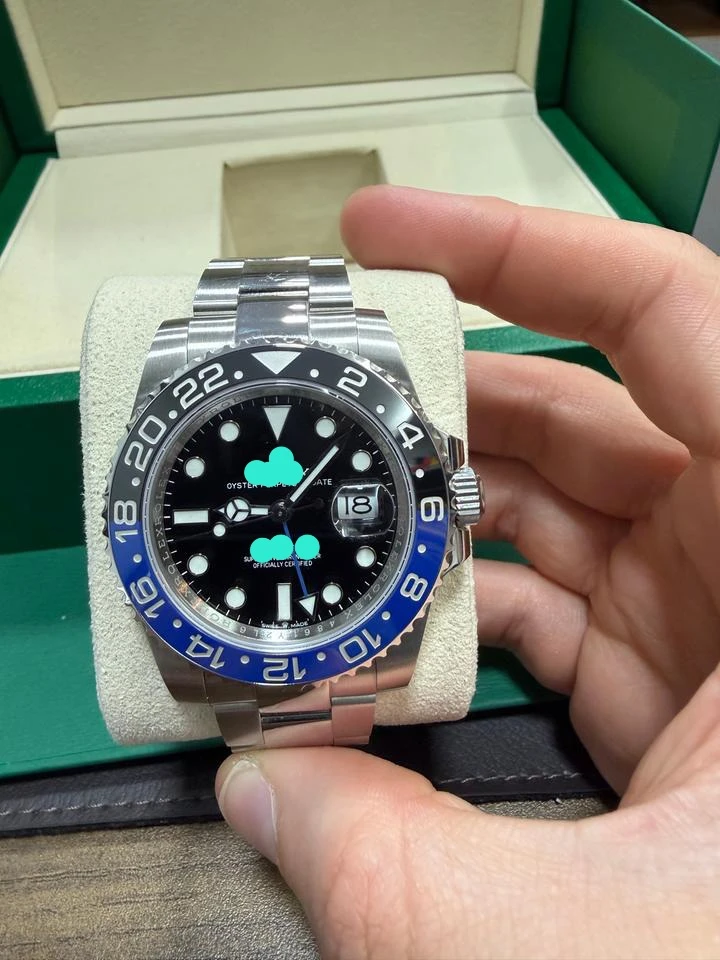 41mm Black & Blue GMT — Premium Automatic Watch