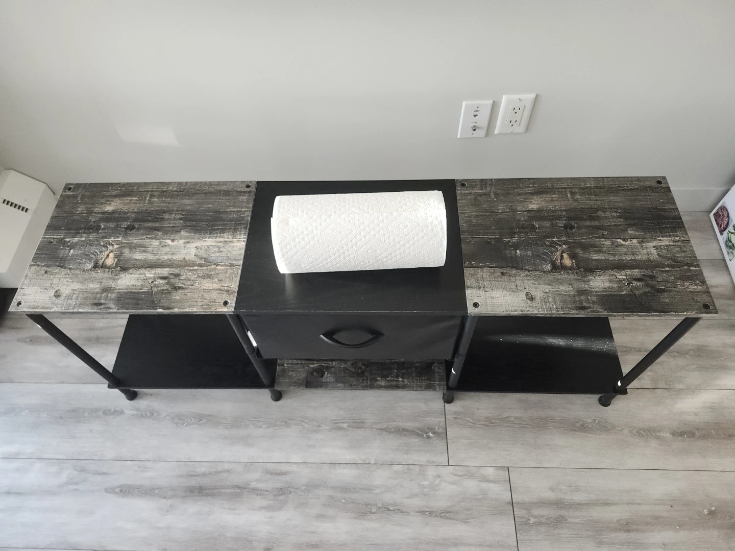 Rustic Style Console Table with Drawer - photo 4