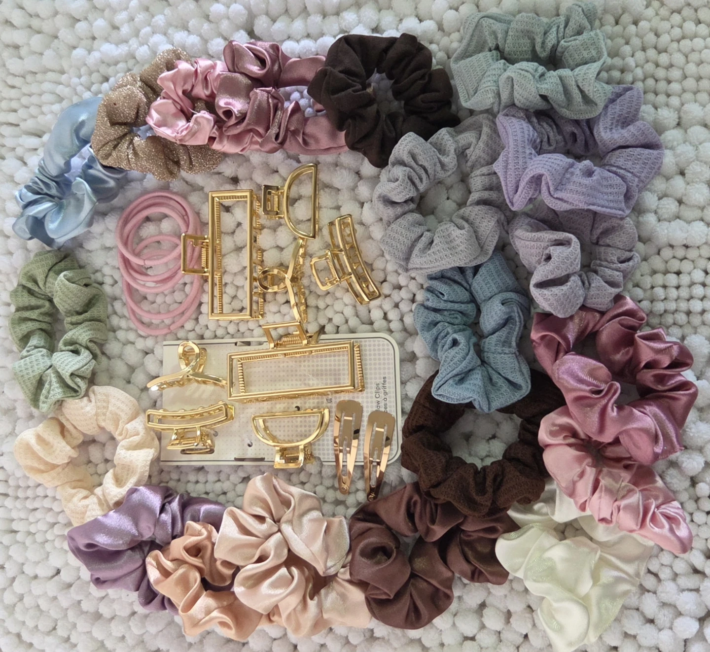 Scrunchie and Hair Clip Set