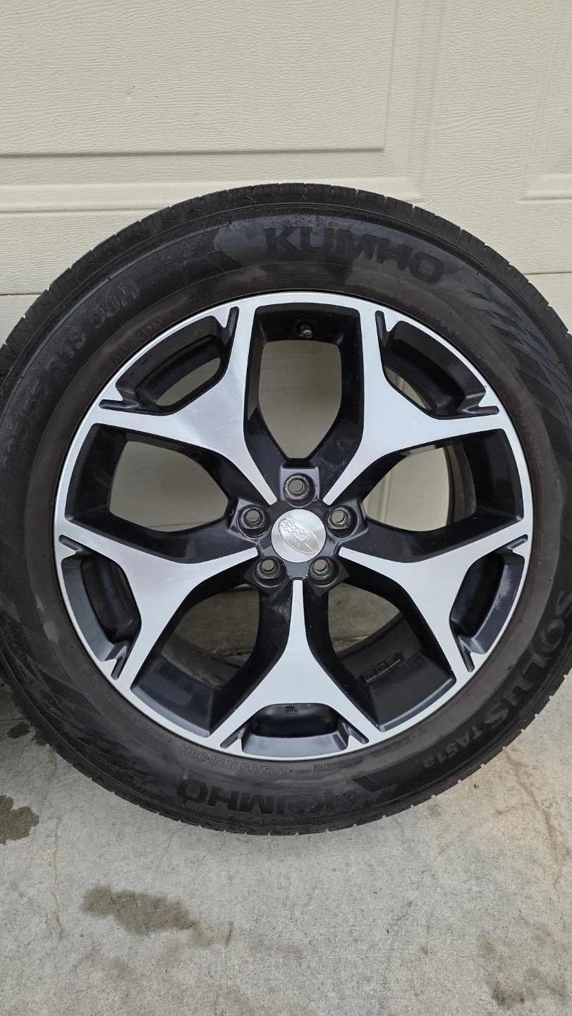 Kumho Tires with Subaru Rims 225/55R18 - photo 5