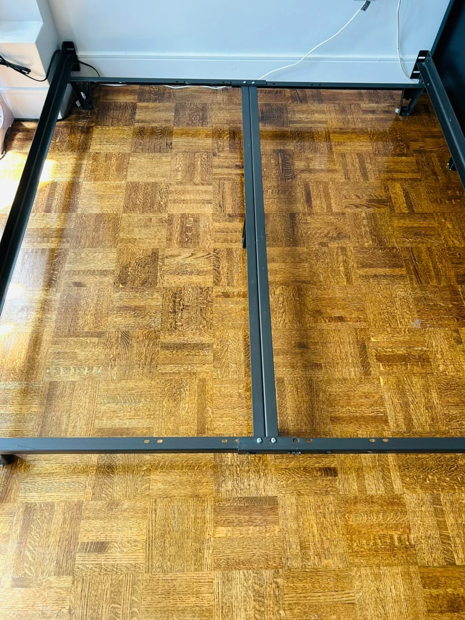 Queen Box Spring and Metal Bed Frame