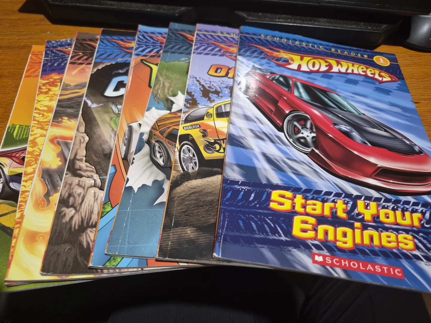 Hot Wheels Scholastic Reader Books (Set of 8)