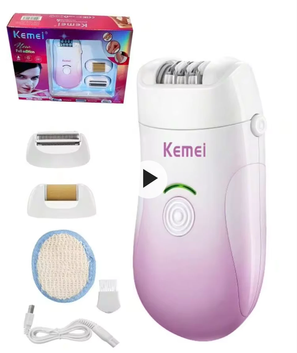 Kemei New Full Edition Epilator with Accessories