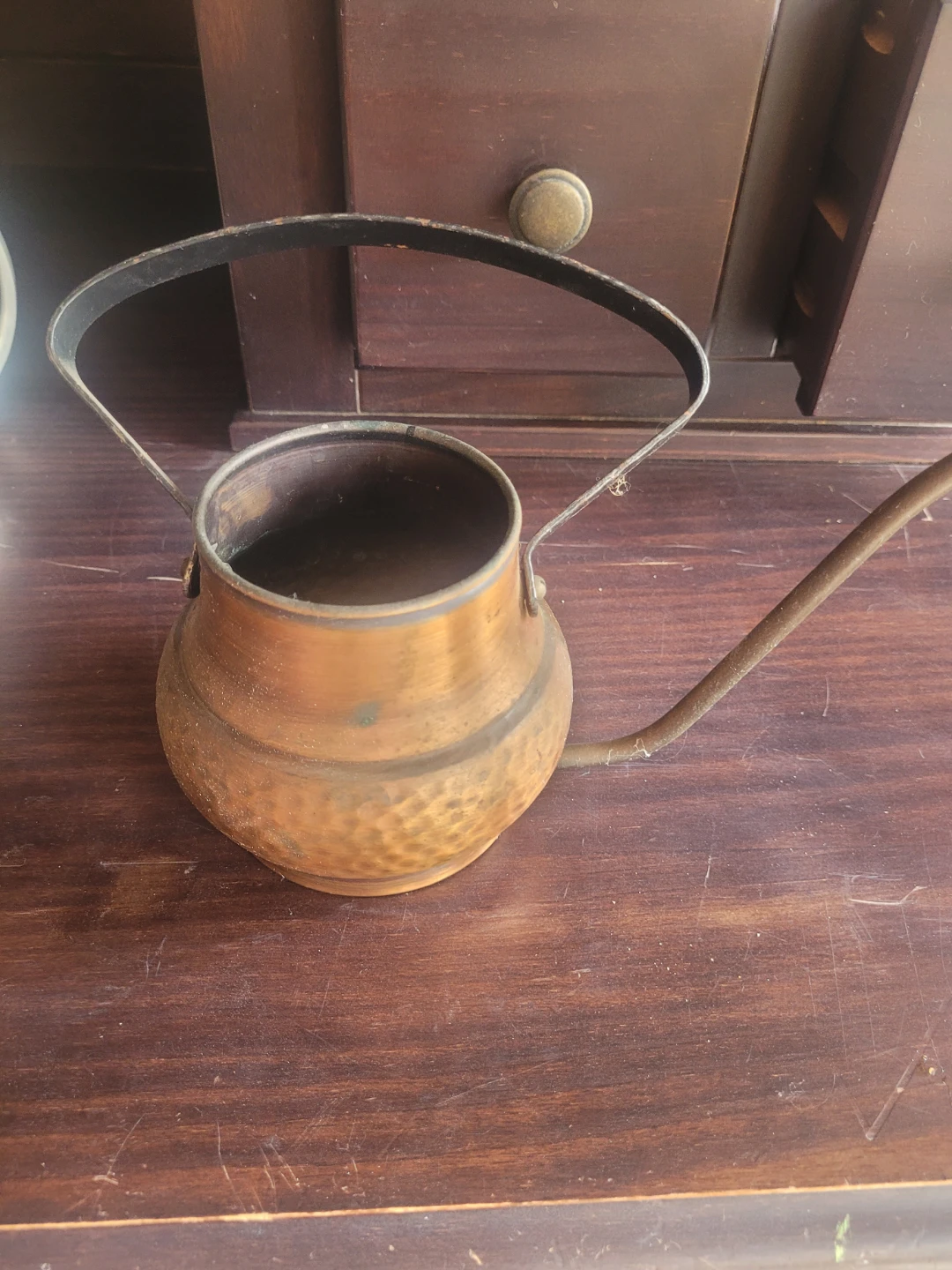Copper watering can