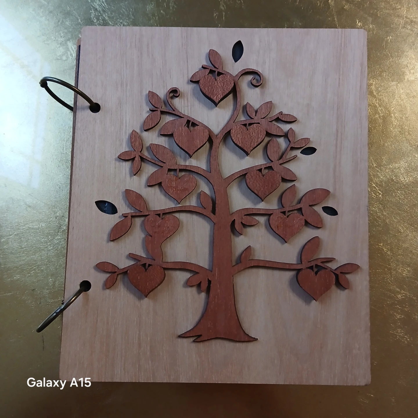 Wooden Scrapbook Photo Album