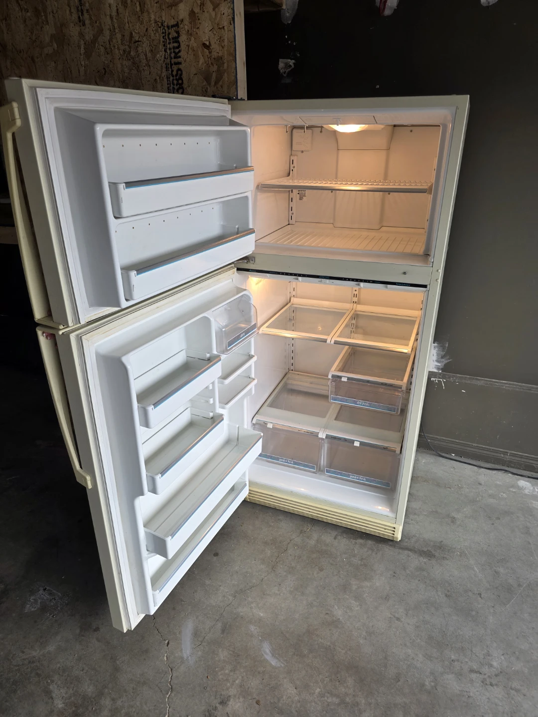 Yellow Top-Freezer Refrigerator - photo 2