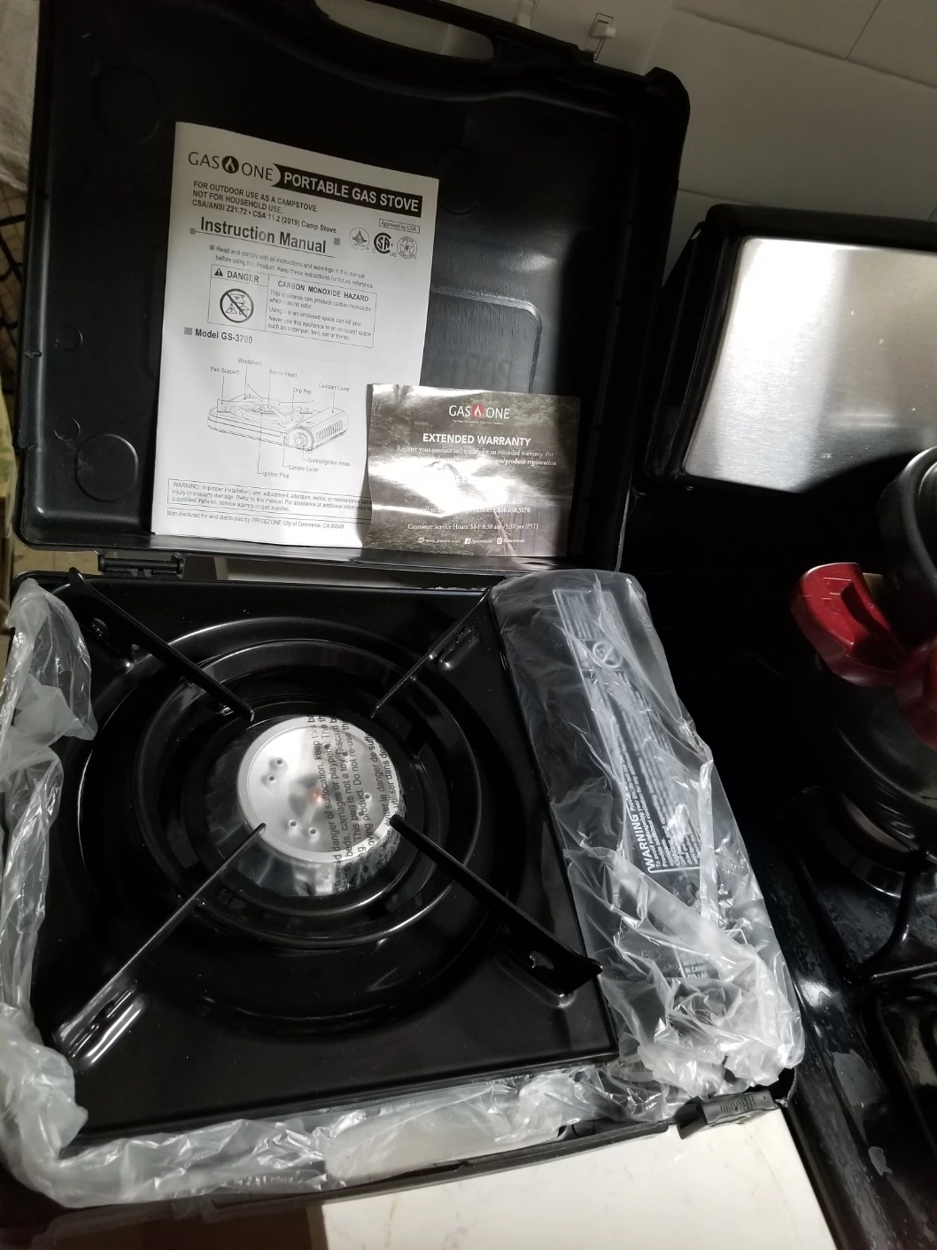 NEW Gas One GS-3700 Portable Outdoor Butane - photo 2