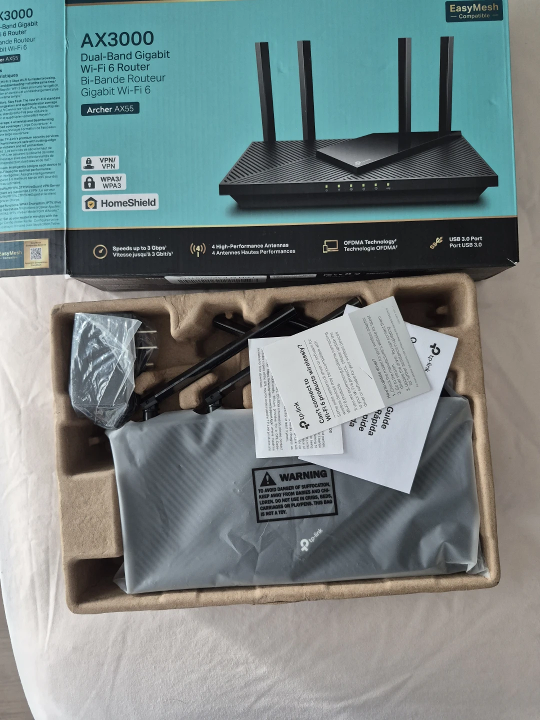 TP-Link AX3000 Dual-Band Wi-Fi 6 Router - photo 2