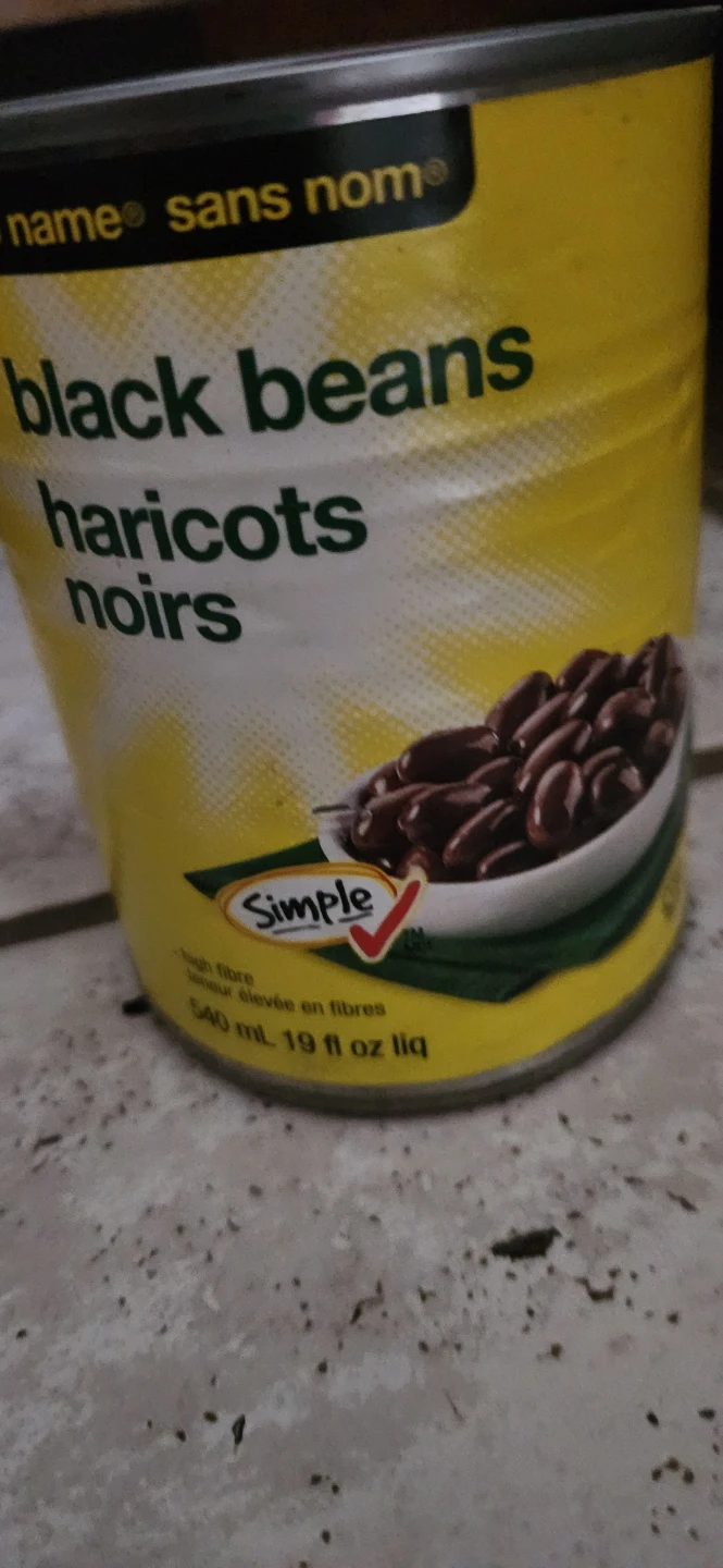 Sans Nom Black Beans