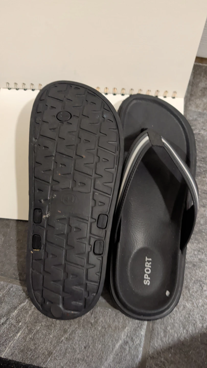 Black SPORT Flip Flops - photo 2