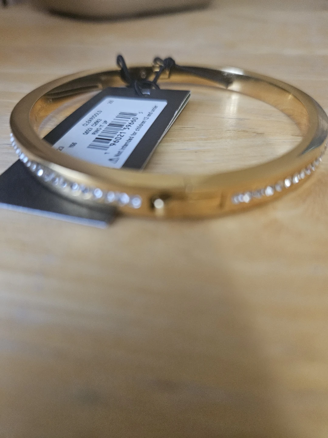 Kate Spade Gold Bangle with Crystals - photo 3