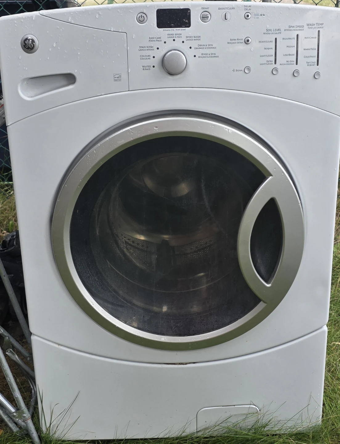 GE washing machine and dryer