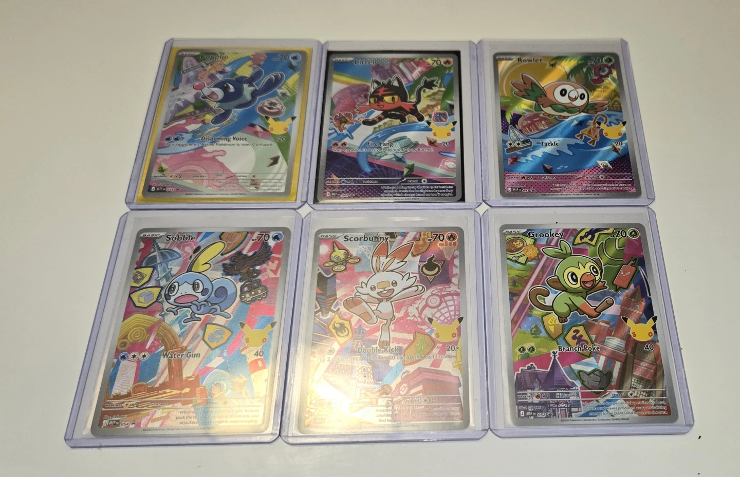 Pokémon 25th Anniversary Starter Promo Sets (Alola & Galar) - photo 2