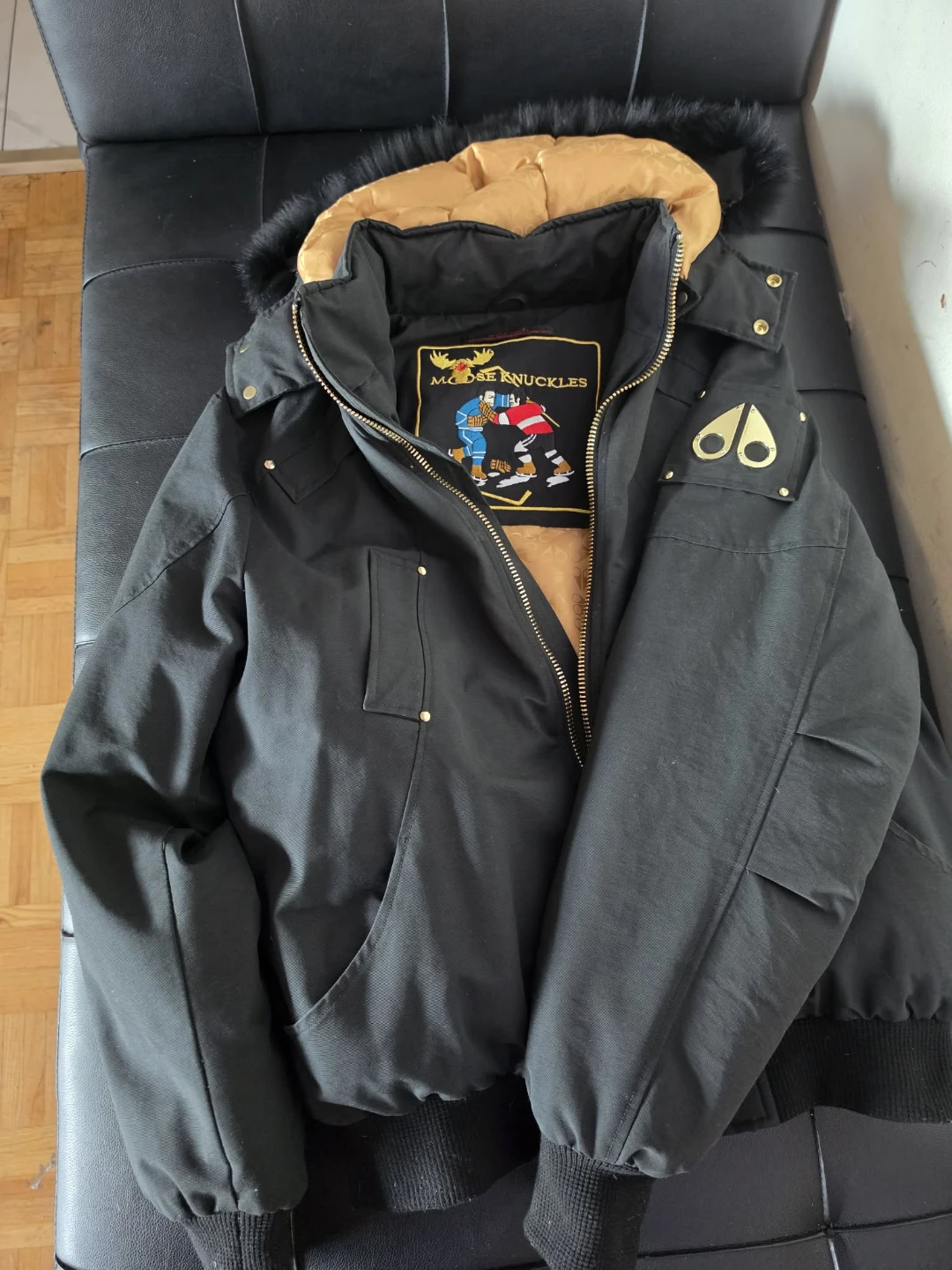 Moose Knuckles Bomber Jacket Black - photo 2