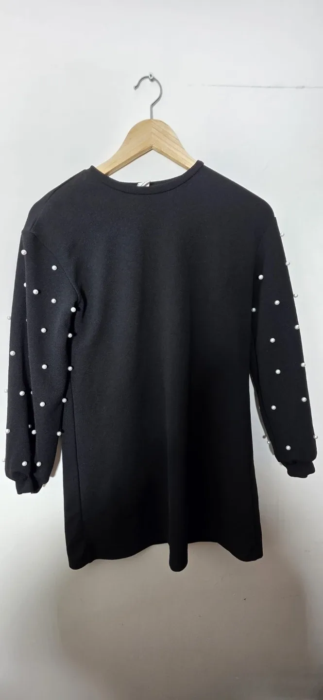 SHEIN Black Pearl Embellished Top - photo 2