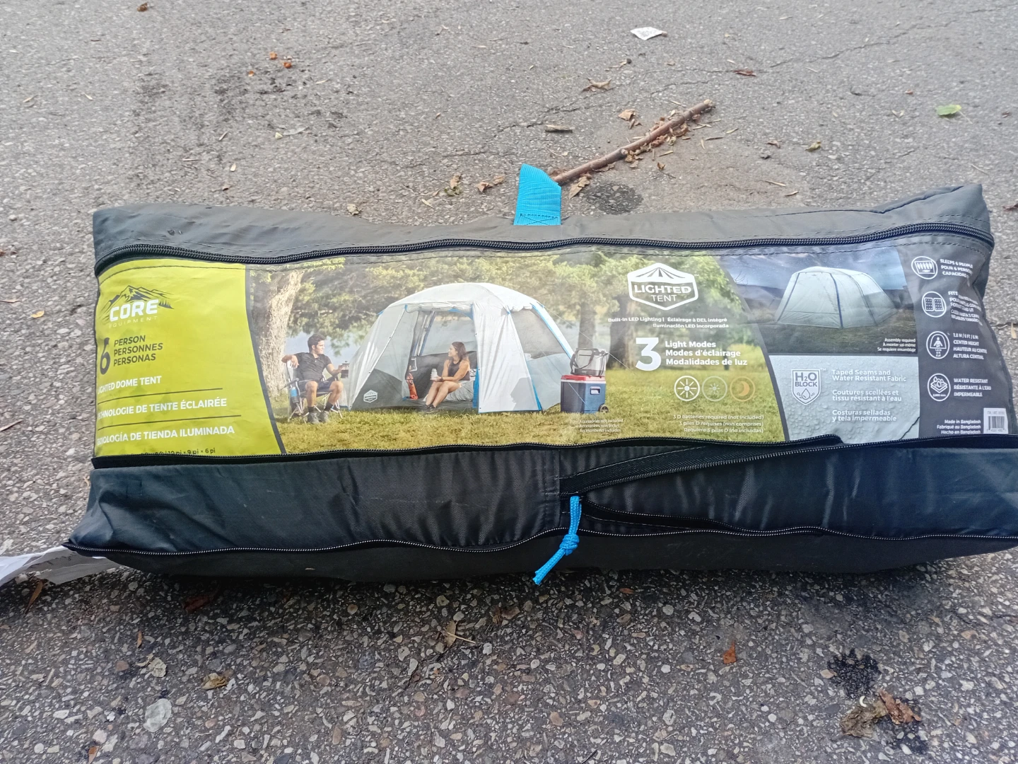 CORE 6 Person Lighted Dome Tent
