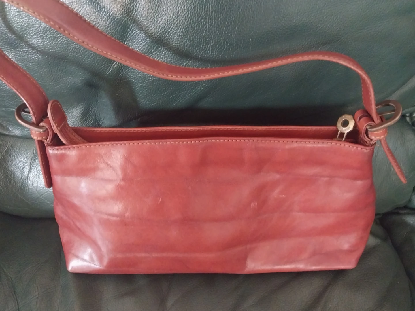 Nicole Brown Leather Shoulder Bag - photo 2