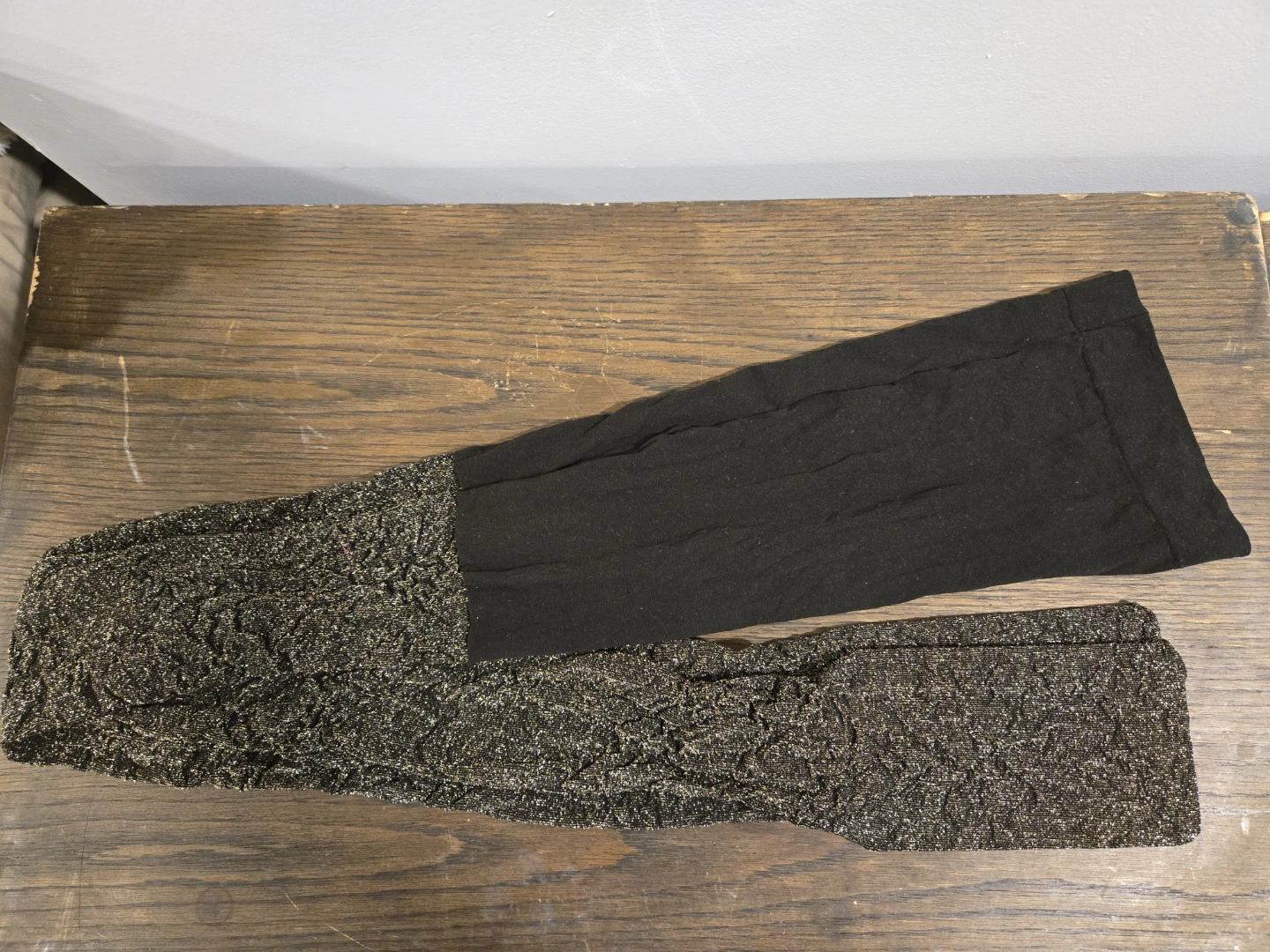 Sparkly Black Hose/ Leggings