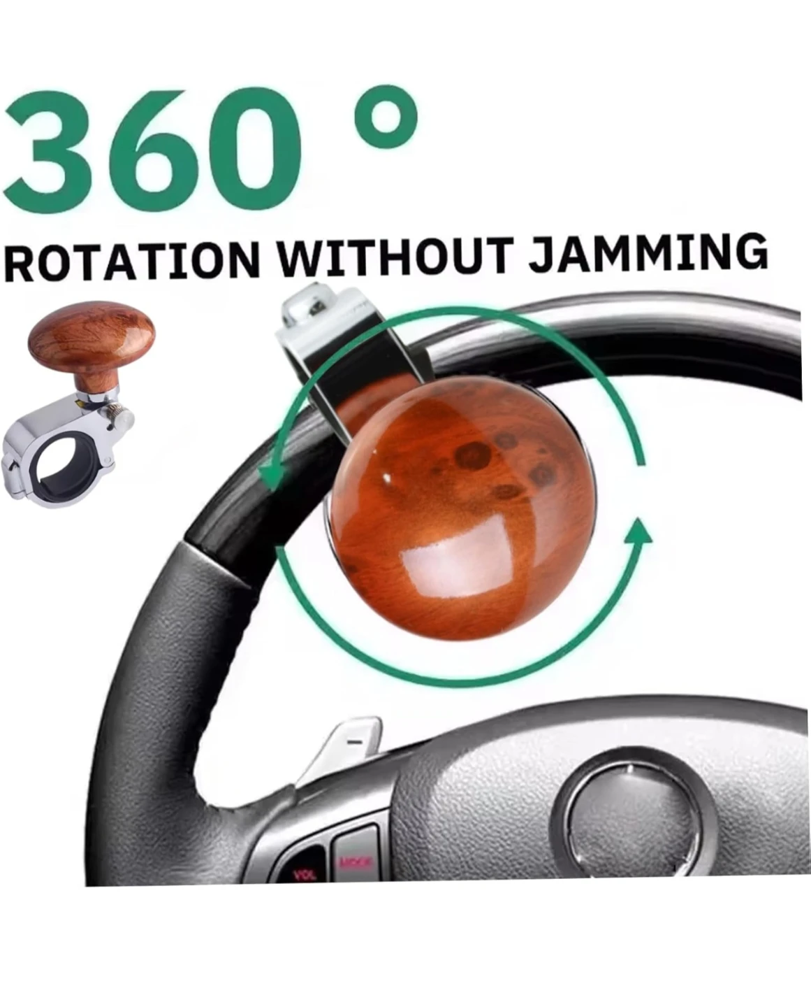 Steering Wheel Power Knob Spinner - photo 4