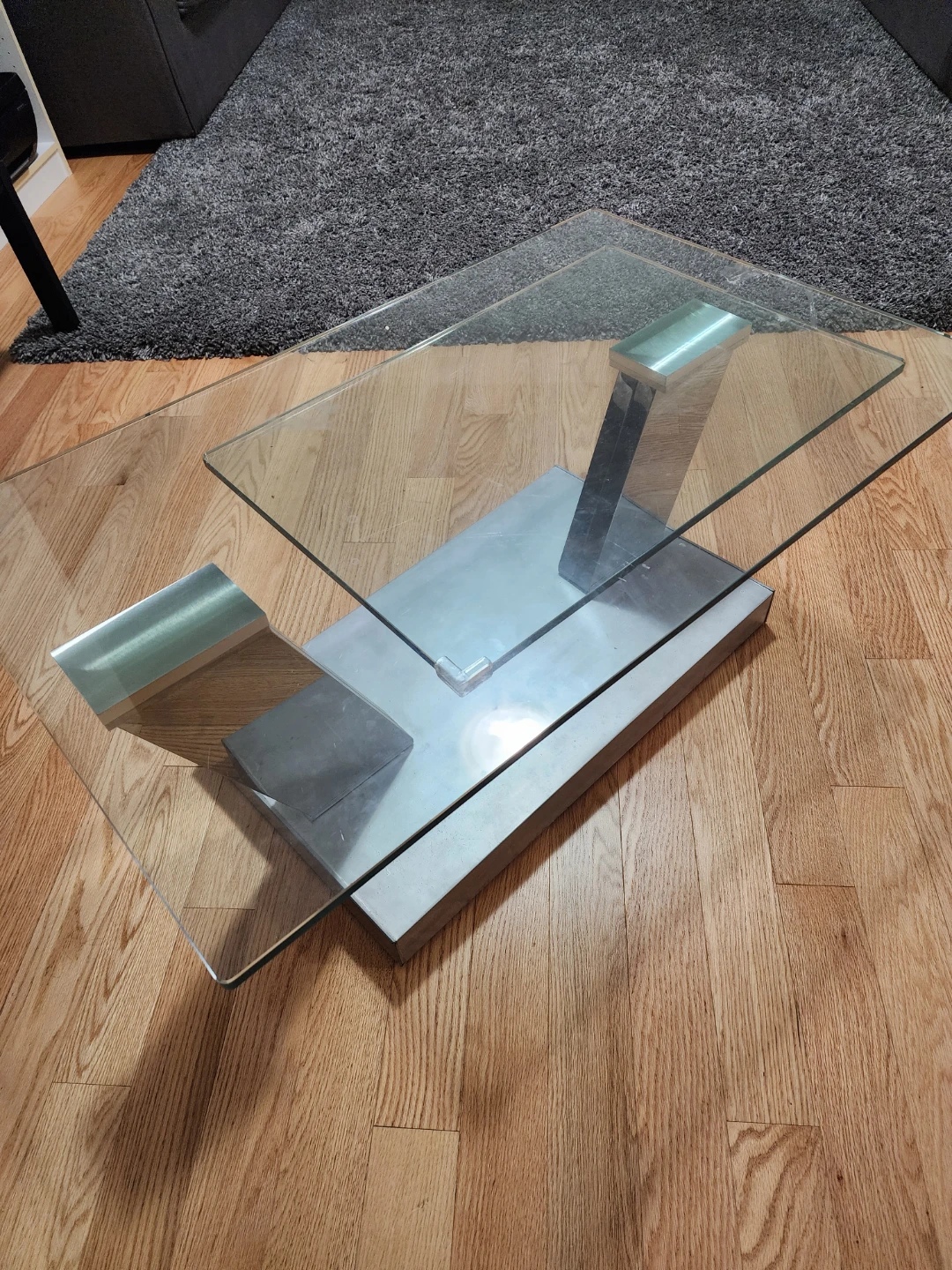 Modern Glass Coffee Table - photo 2