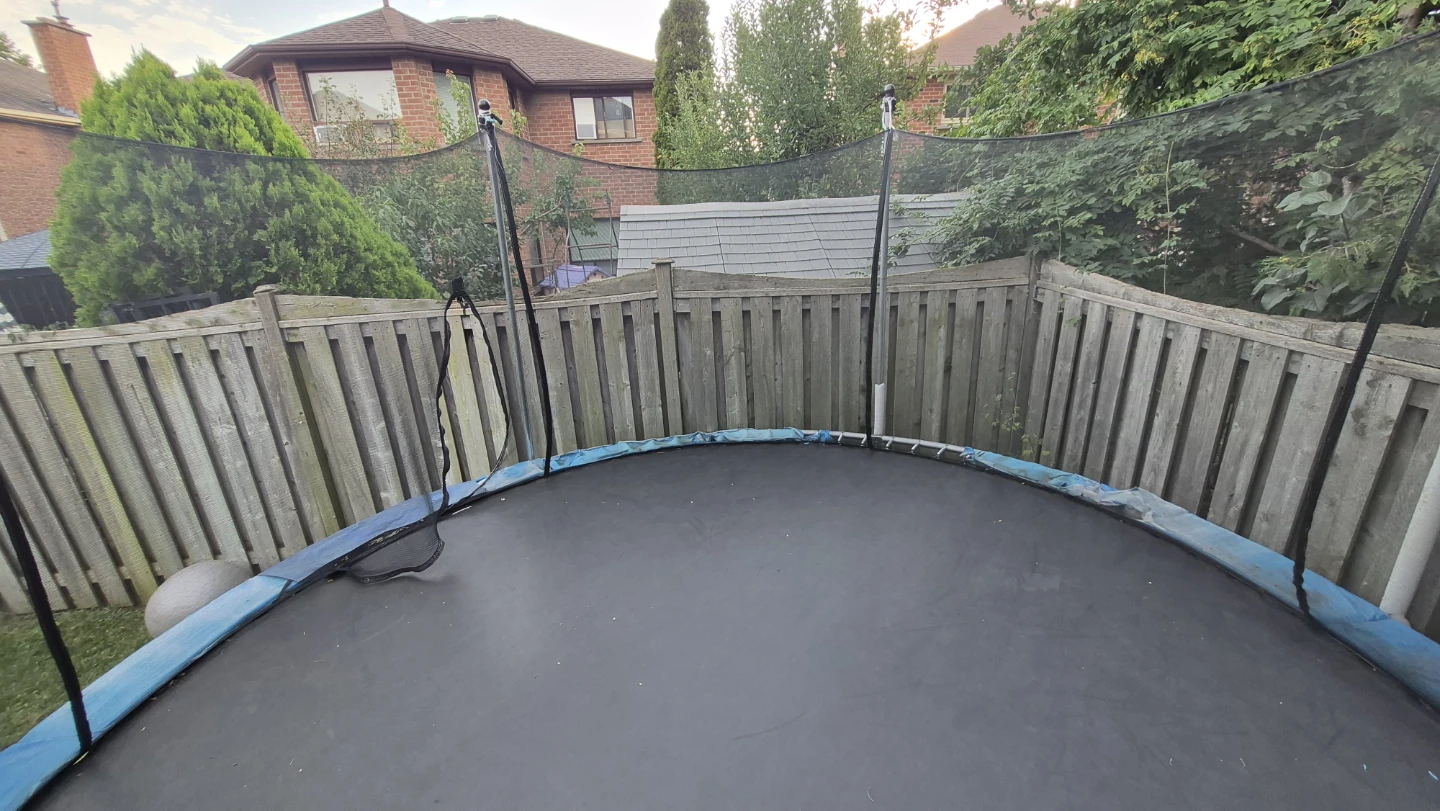 Trampoline with Safety Net and Ladder - photo 2