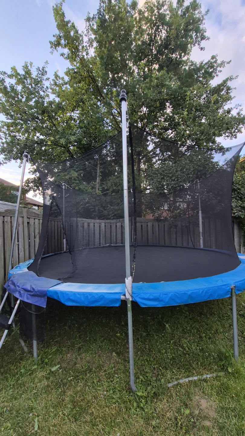 Trampoline with Safety Net and Ladder - photo 3