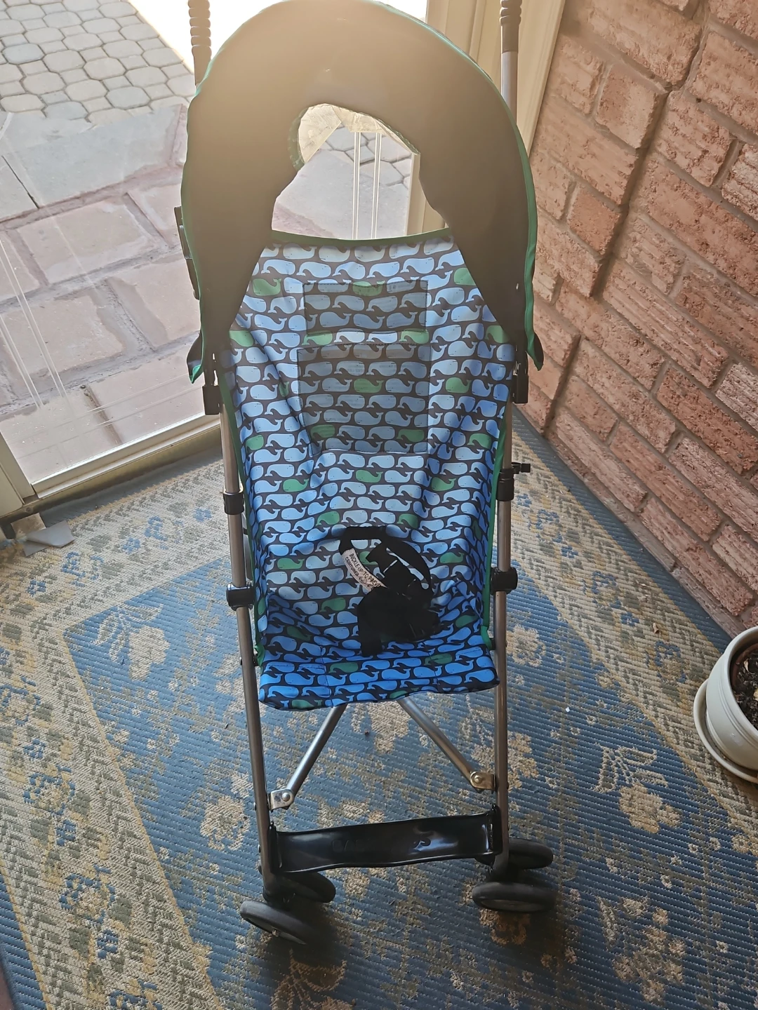 Lightweight Stroller with Whale Print - photo 3