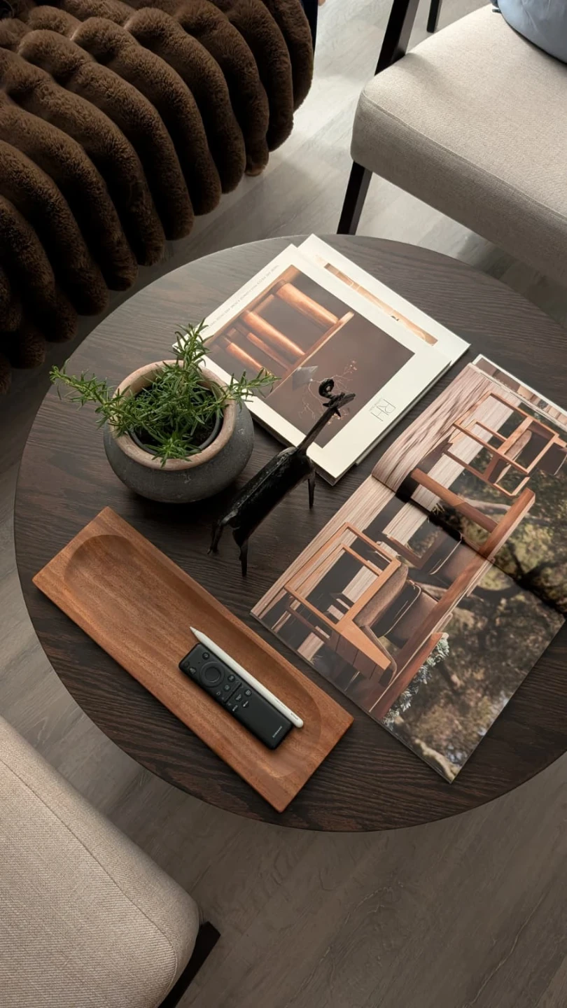 Dark Wood Coffee Table