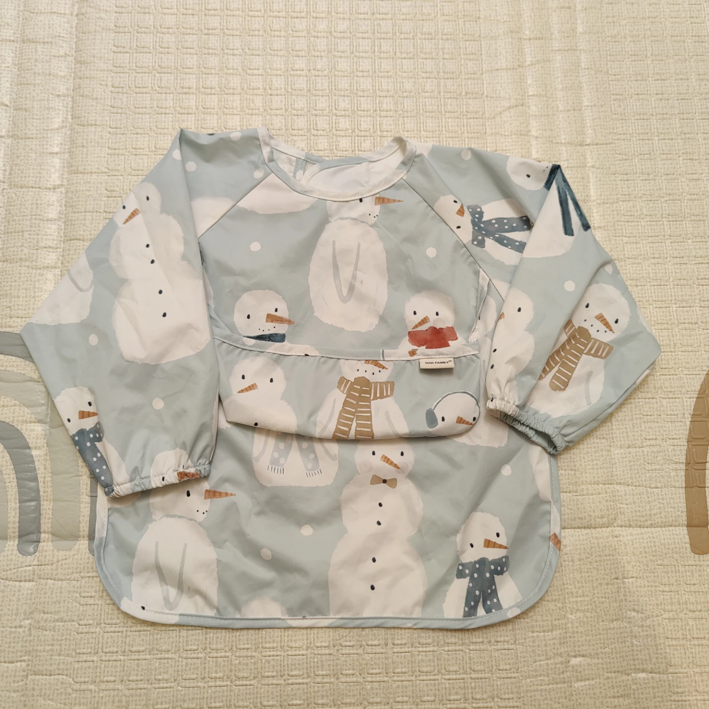 Oak Family Long Sleeve Snowman Bib