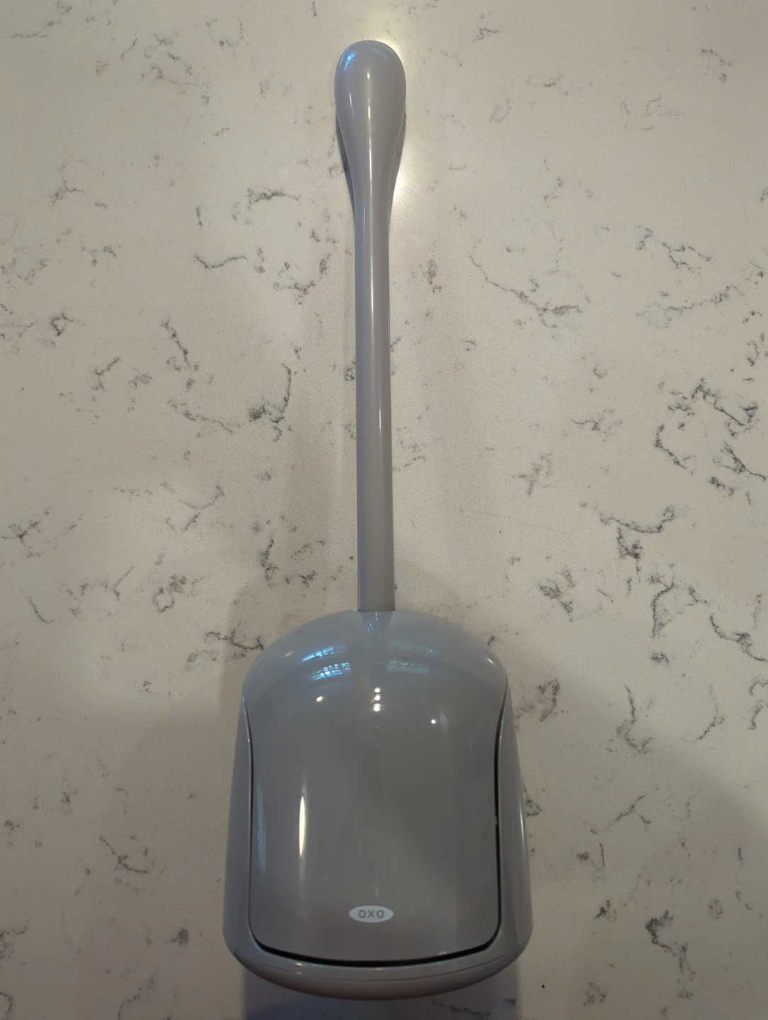 OXO Good Grips Toilet Brush with Canister Light Gray