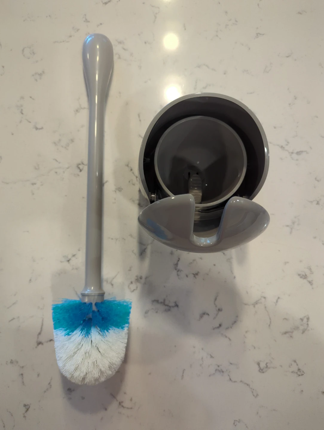 OXO Good Grips Toilet Brush with Canister Light Gray - photo 2