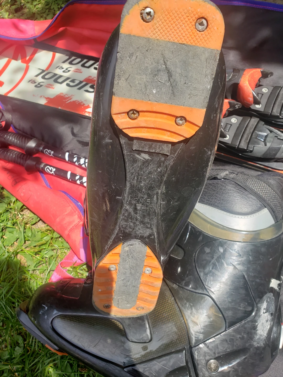 Skis  skis boots poles lot - photo 2