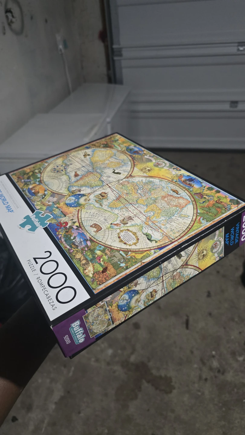Buffalo Games Vintage World Map 2000 Piece Puzzle