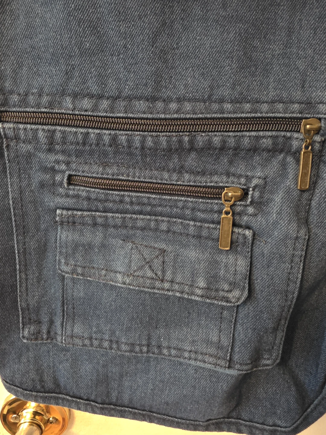 OU YA WOLF Denim Vest - XL - photo 5