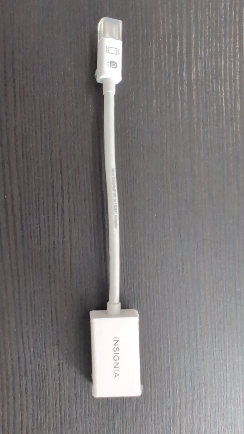 Insignia Mini DisplayPort to HDMI Adapter – White - photo 2