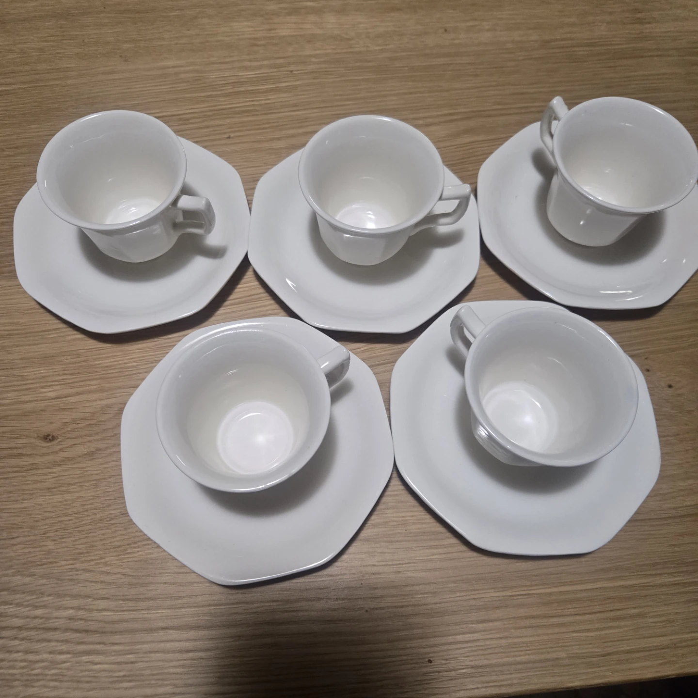 Adams England Teacup and Saucer Set (5 pieces)
