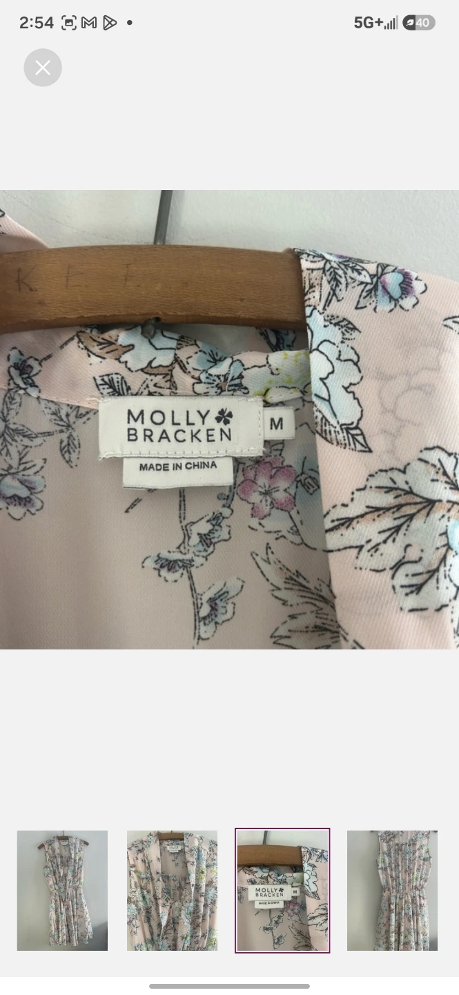 Molly Bracken floral dress size M - photo 3