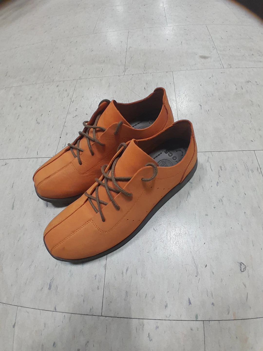 Original Crocs  Orange Leather  Casual Shoes Men's Size 13