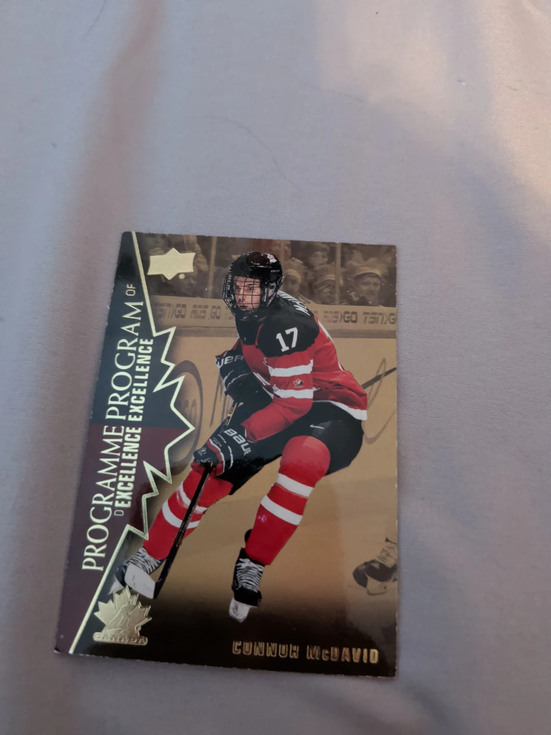 Rookie Connor McDavid card
