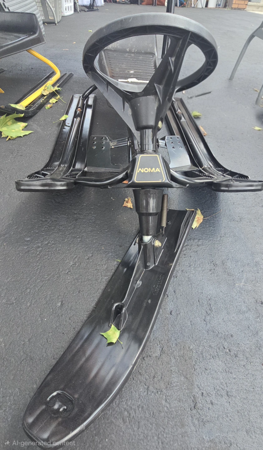 Noma Snow Sled with Steering Wheel - photo 2
