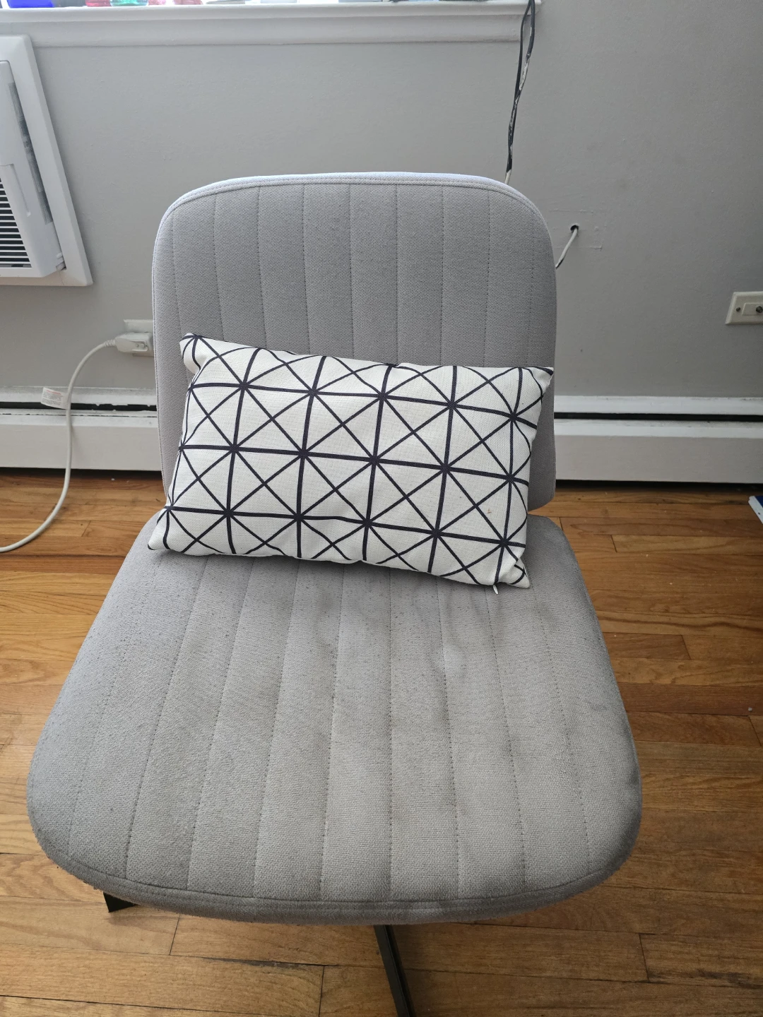 Gray Fabric Office Chair - photo 3