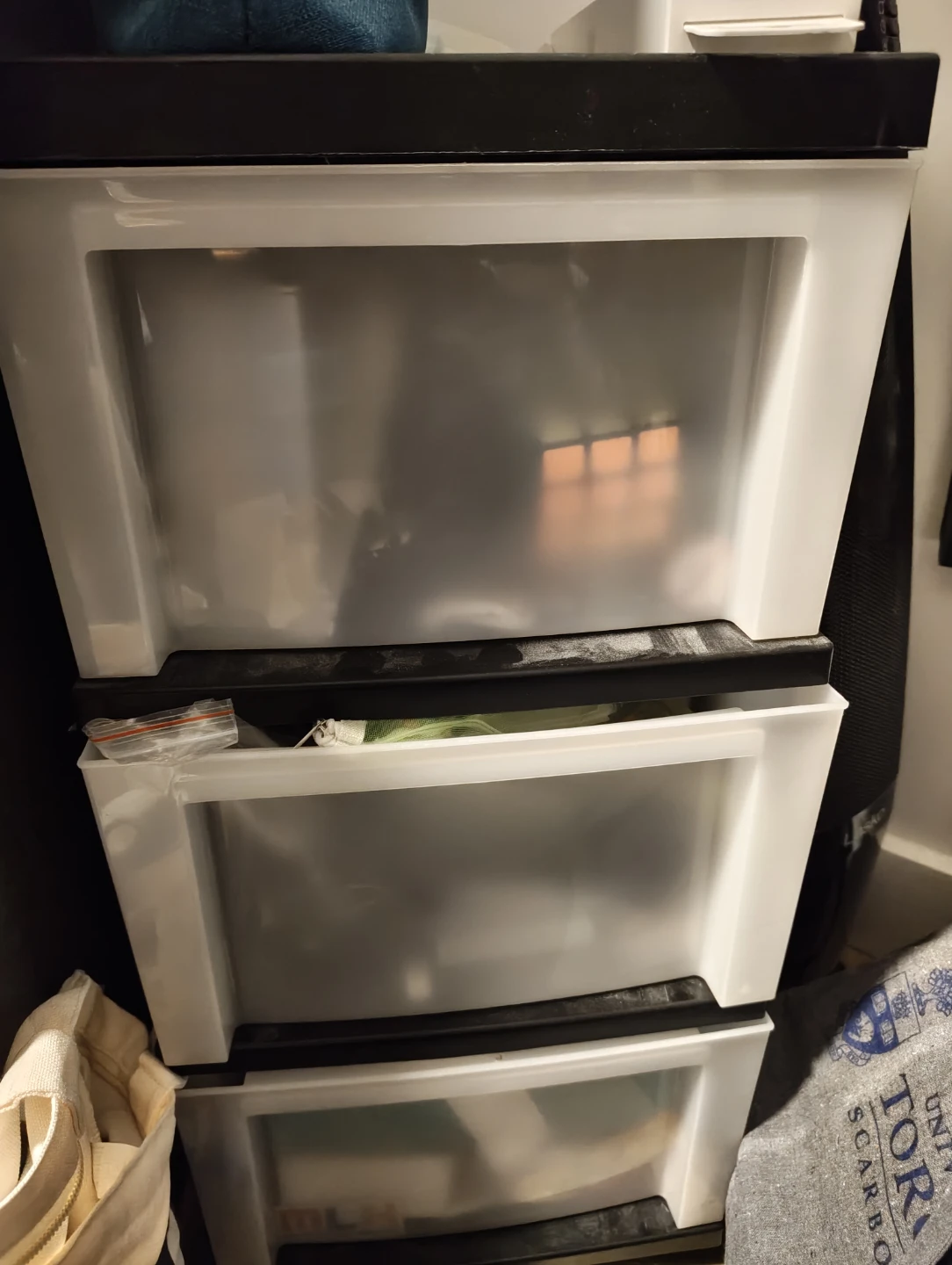 3 Tier Rollable Plastic Drawer Organizer