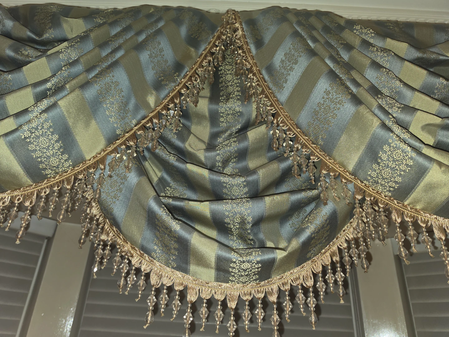 3 pc Decorative Window Valance and Curtains Set - photo 2