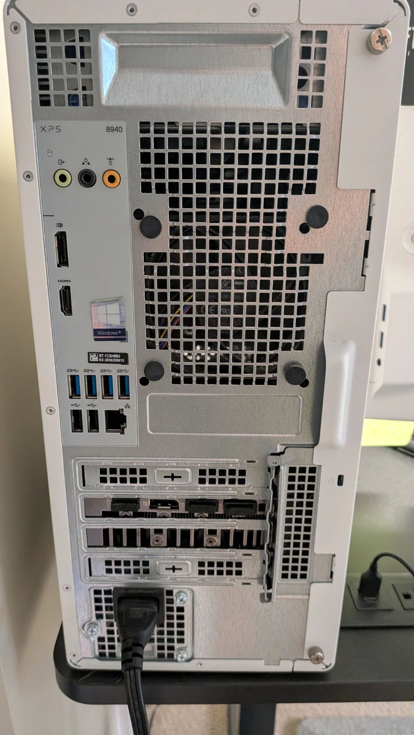 Dell XPS 8940 Desktop Intel Core i7 32GB RAM White - photo 2