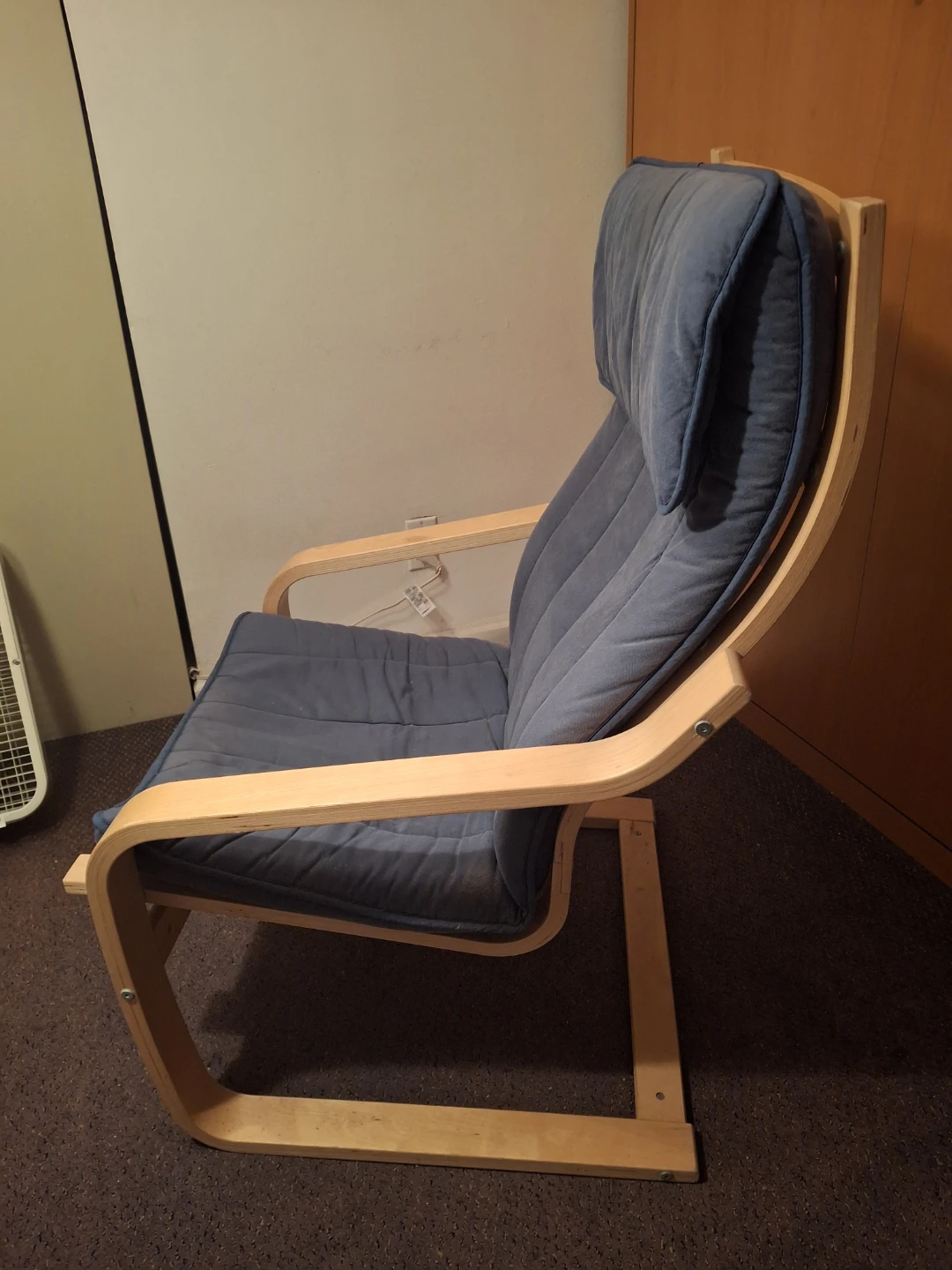 IKEA POÄNG Armchair - Blue Fabric - photo 2
