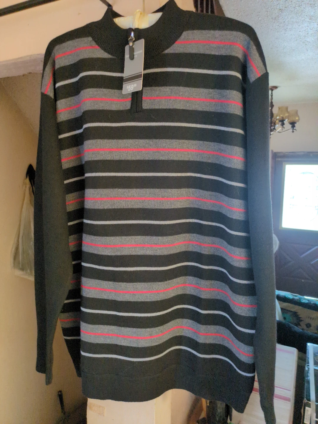 Vroom & Dreesmann Men's Striped Sweater